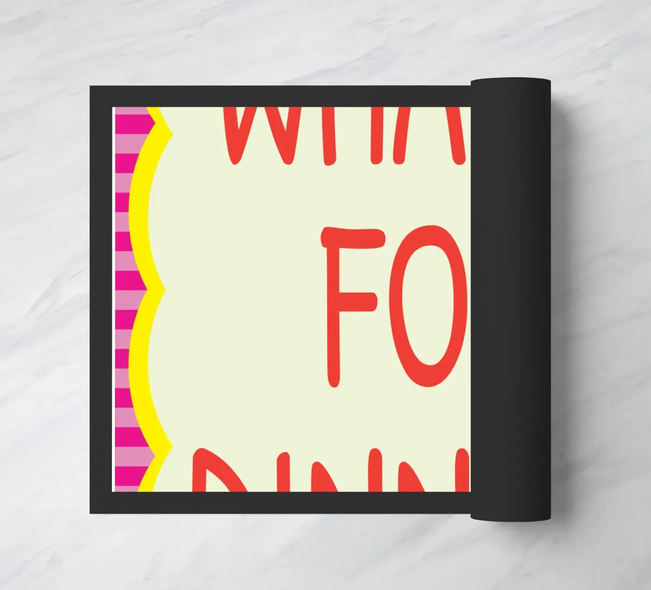 COSA C'È PER CENA zerbino da the gondils