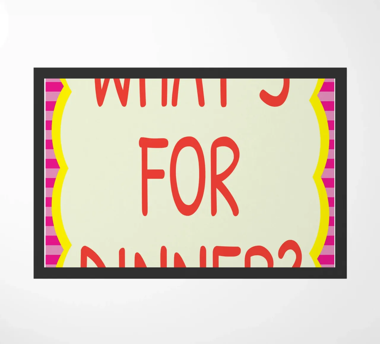 COSA C'È PER CENA zerbino da the gondils