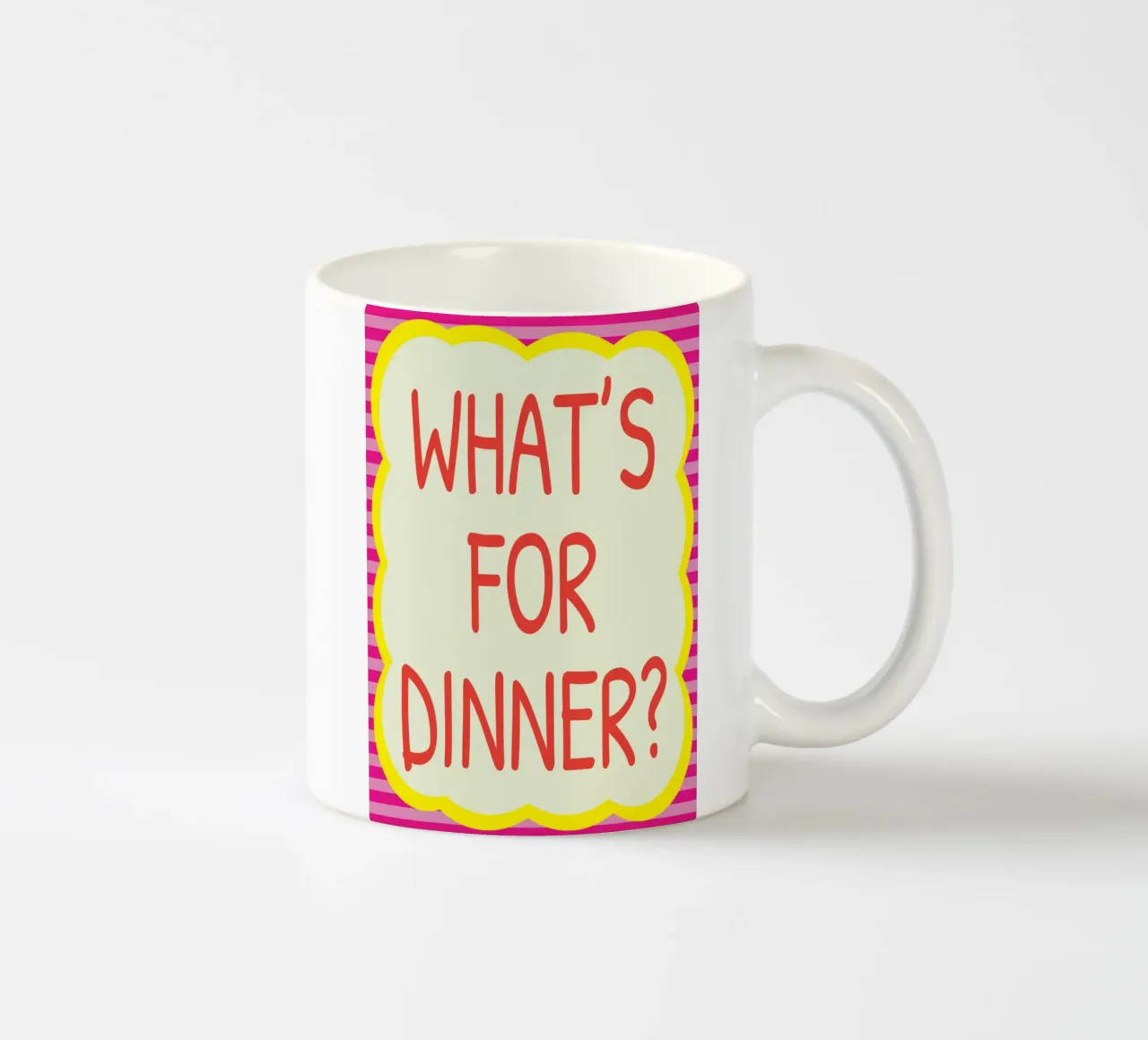 COSA C'È PER CENA tazza in ceramica da the gondils