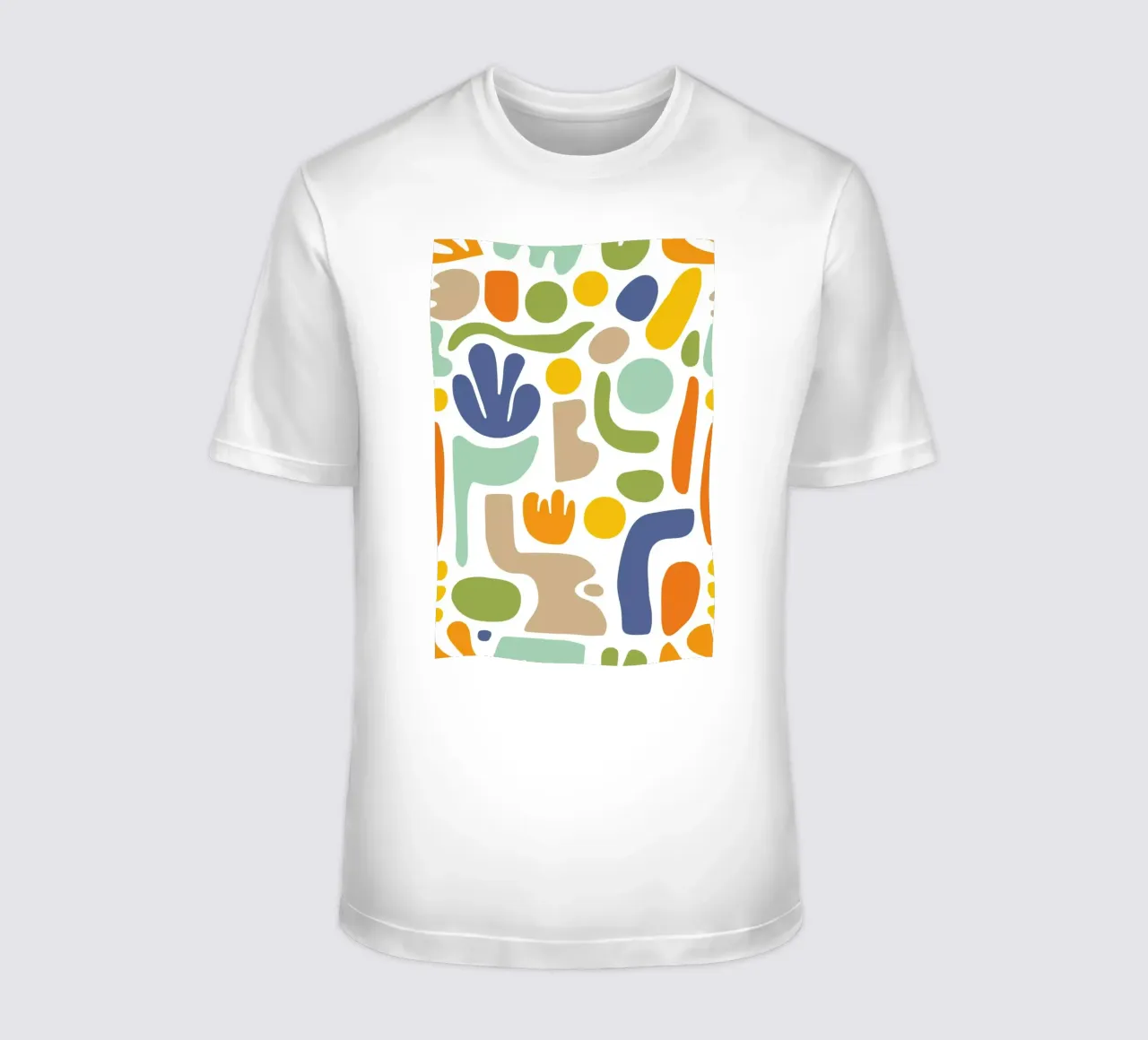 Matisse Mid Century Pattern Forme libere in colori retrò t-shirt da Andrea Haase Modern Home