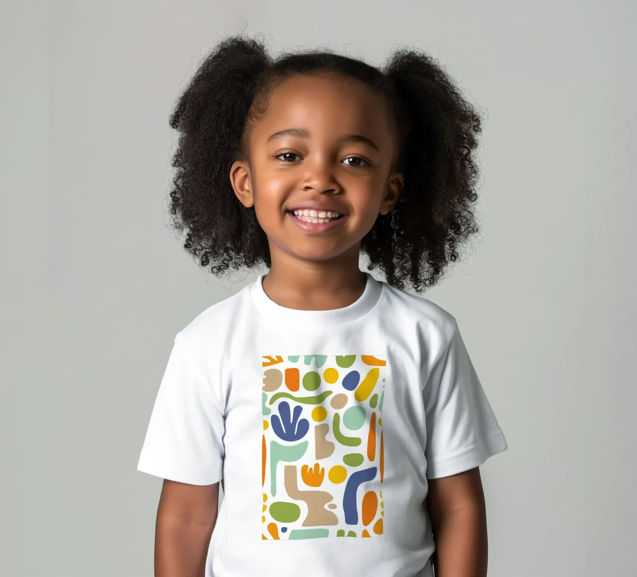 Matisse Mid Century Pattern Forme libere in colori retrò t-shirt bambini da Andrea Haase Modern Home