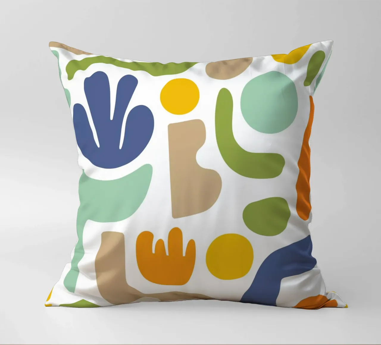 Matisse Mid Century Pattern Forme libere in colori retrò cuscino da Andrea Haase Modern Home