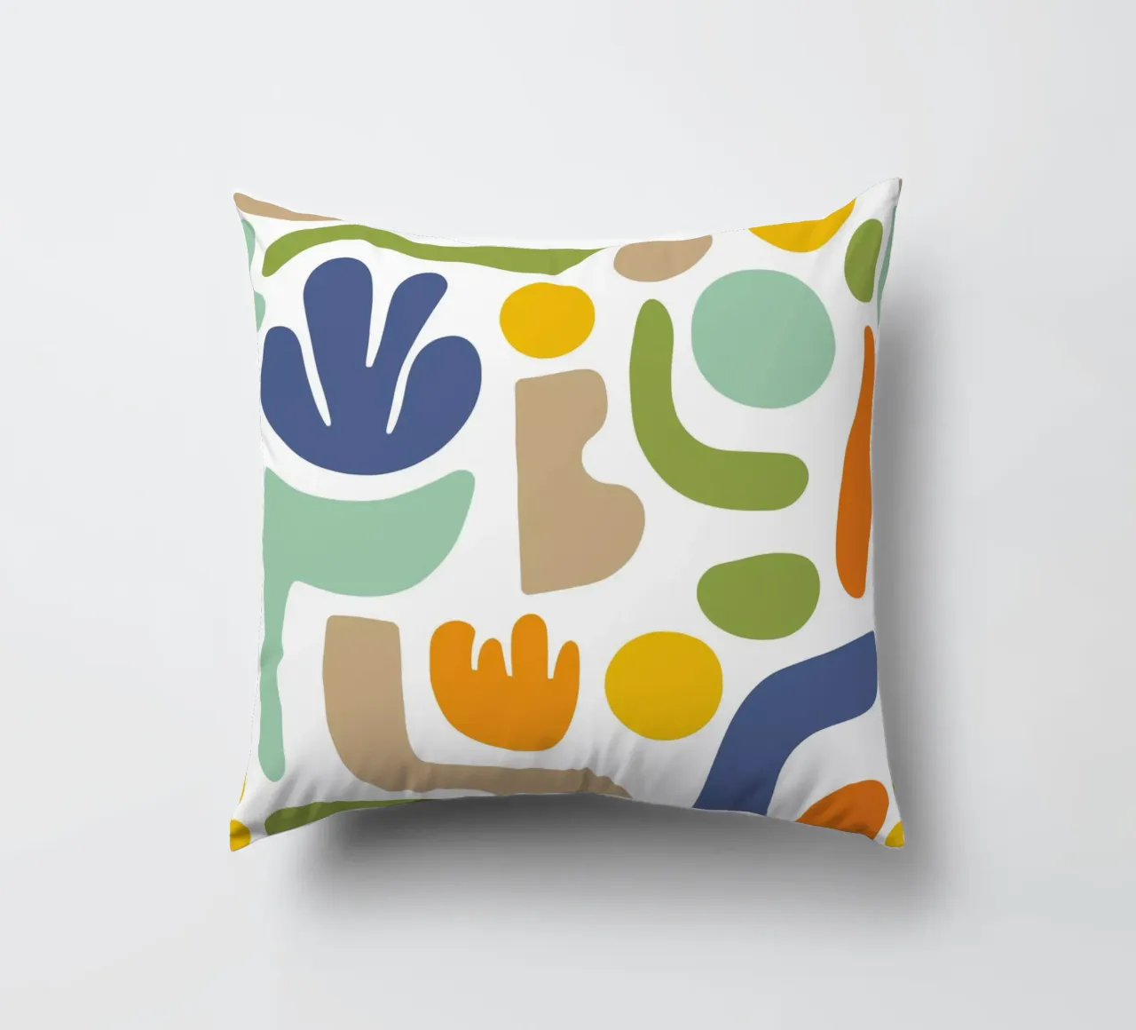 Matisse Mid Century Pattern Forme libere in colori retrò cuscino da Andrea Haase Modern Home