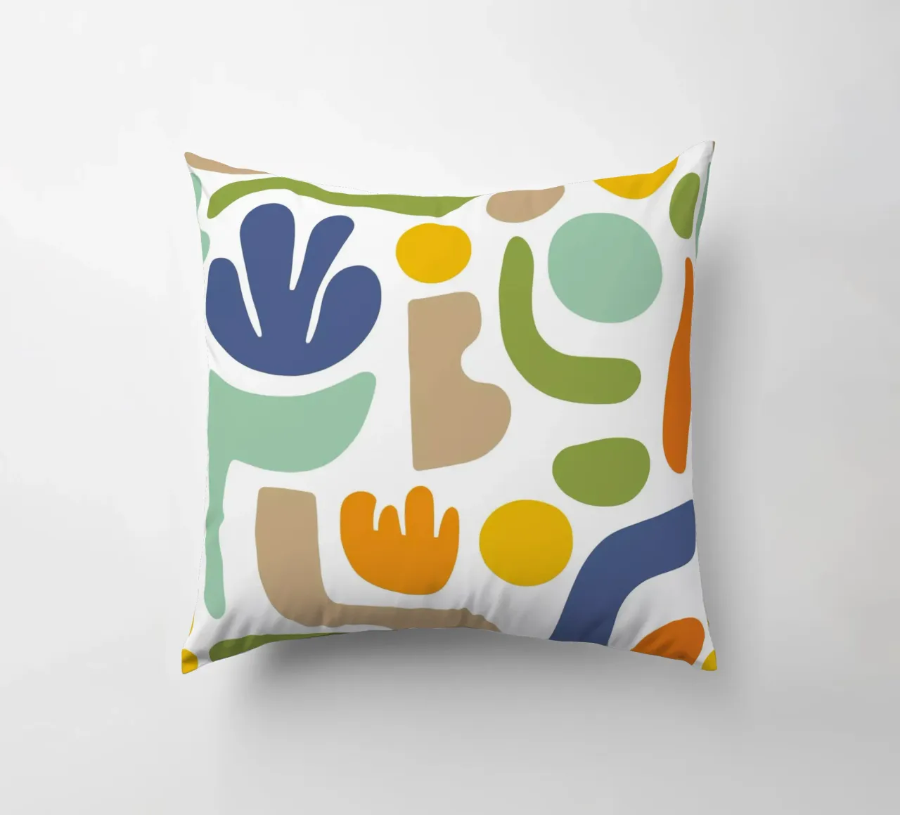 Matisse Mid Century Pattern Forme libere in colori retrò cuscino da Andrea Haase Modern Home