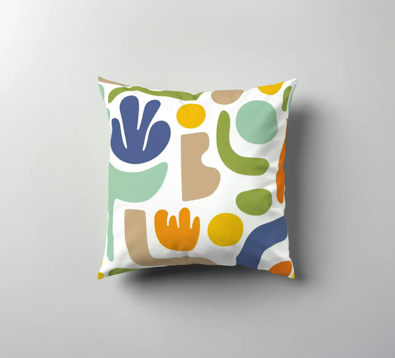Matisse Mid Century Pattern Forme libere in colori retrò cuscino da Andrea Haase Modern Home