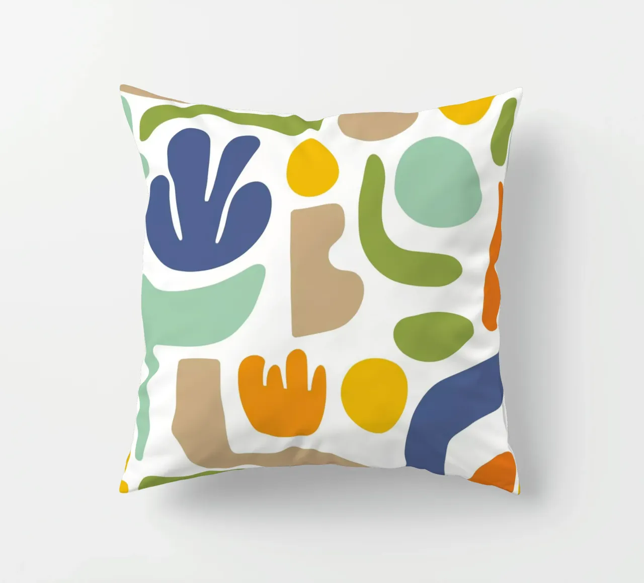 Matisse Mid Century Pattern Forme libere in colori retrò cuscino da Andrea Haase Modern Home
