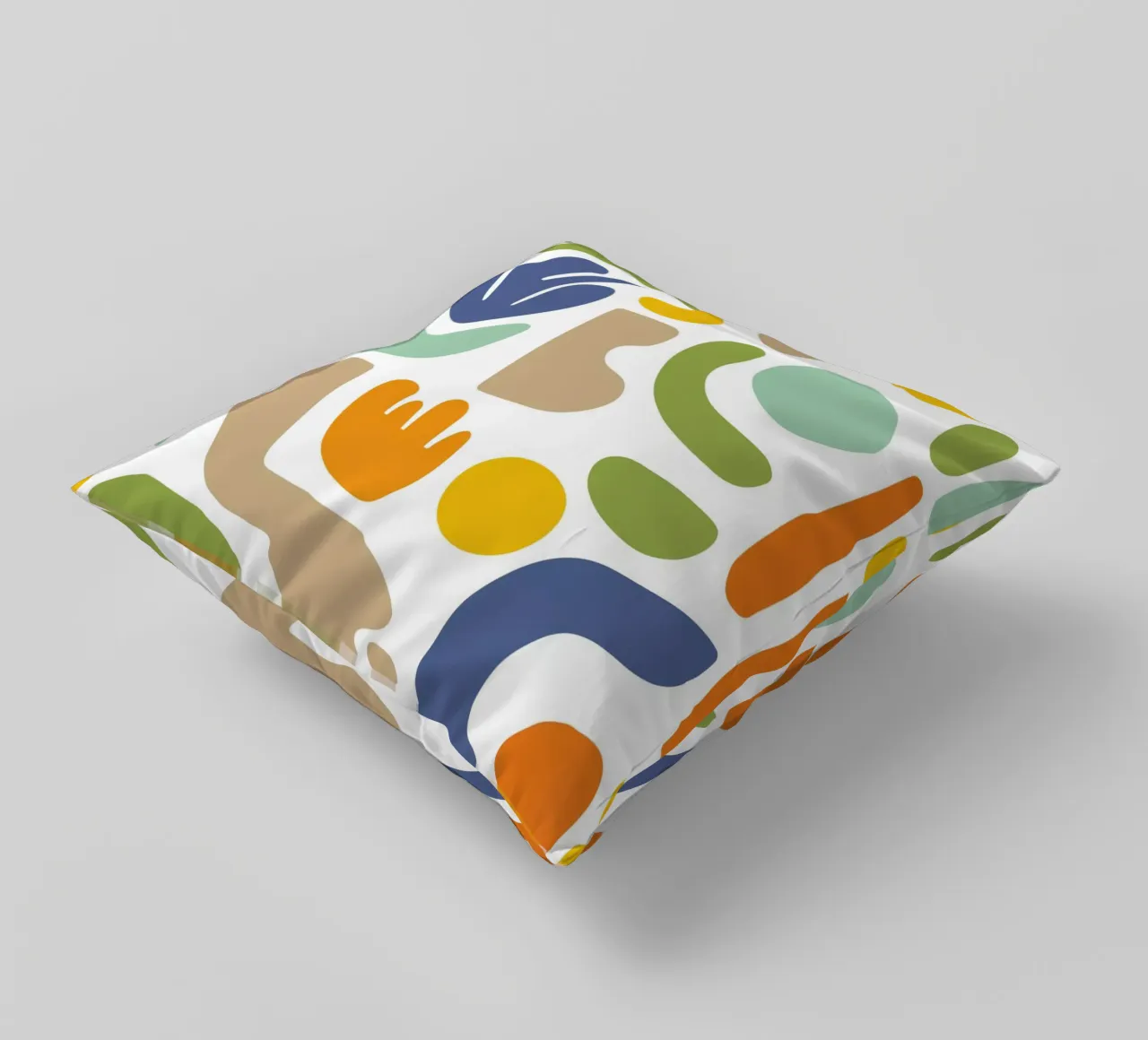 Matisse Mid Century Pattern Forme libere in colori retrò cuscino da Andrea Haase Modern Home