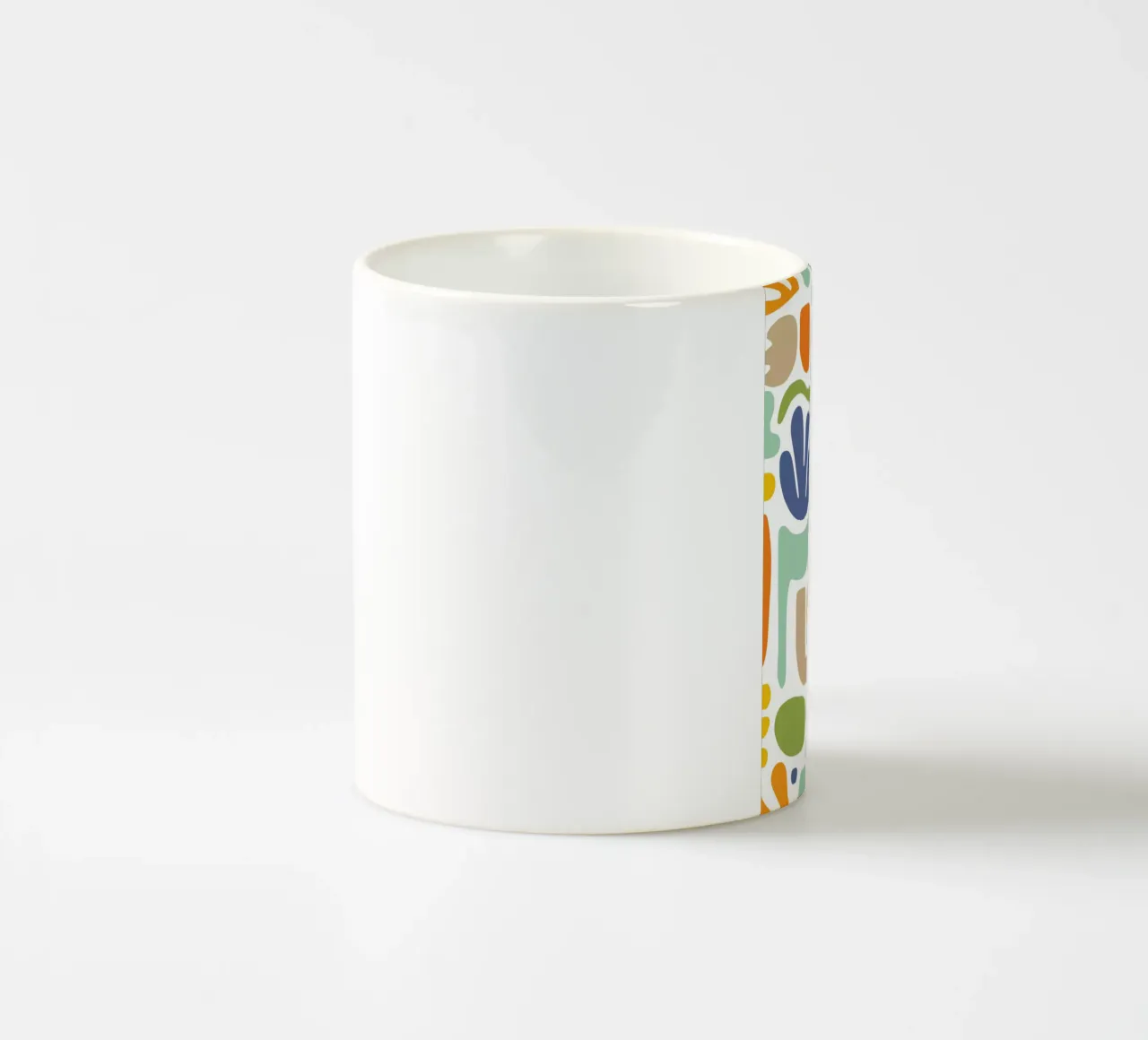 Matisse Mid Century Pattern Forme libere in colori retrò tazza in ceramica da Andrea Haase Modern Home