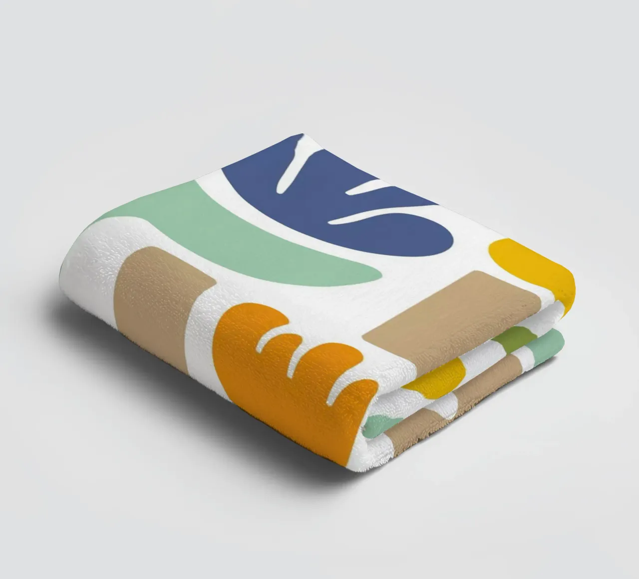 Matisse Mid Century Pattern Forme libere in colori retrò asciugamano da bagno da Andrea Haase Modern Home