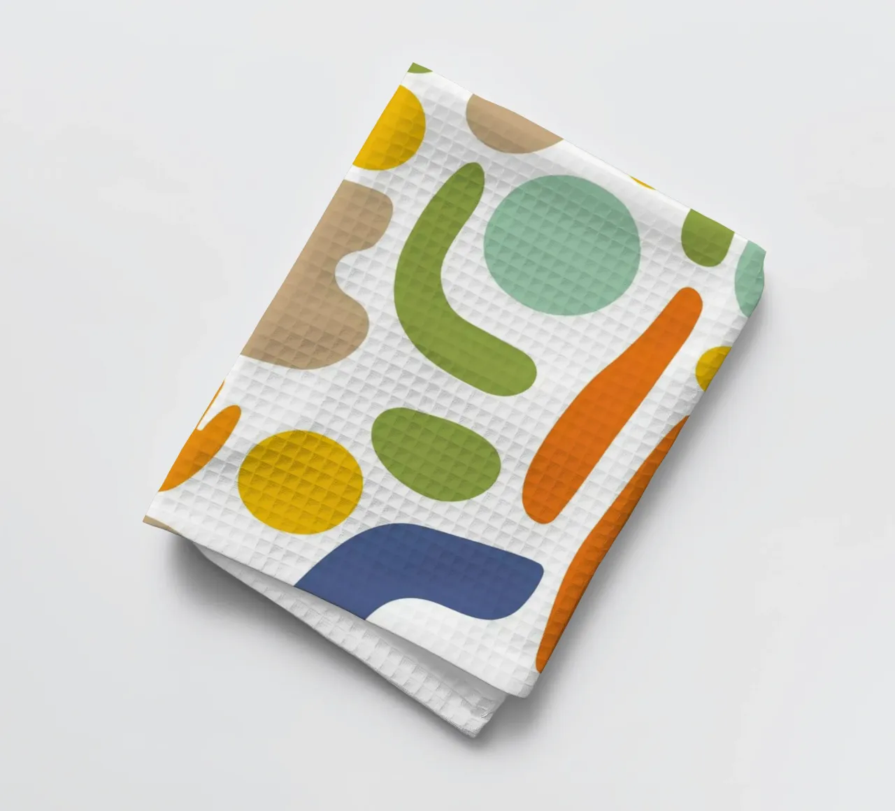 Matisse Mid Century Pattern Forme libere in colori retrò canovaccio da cucina da Andrea Haase Modern Home