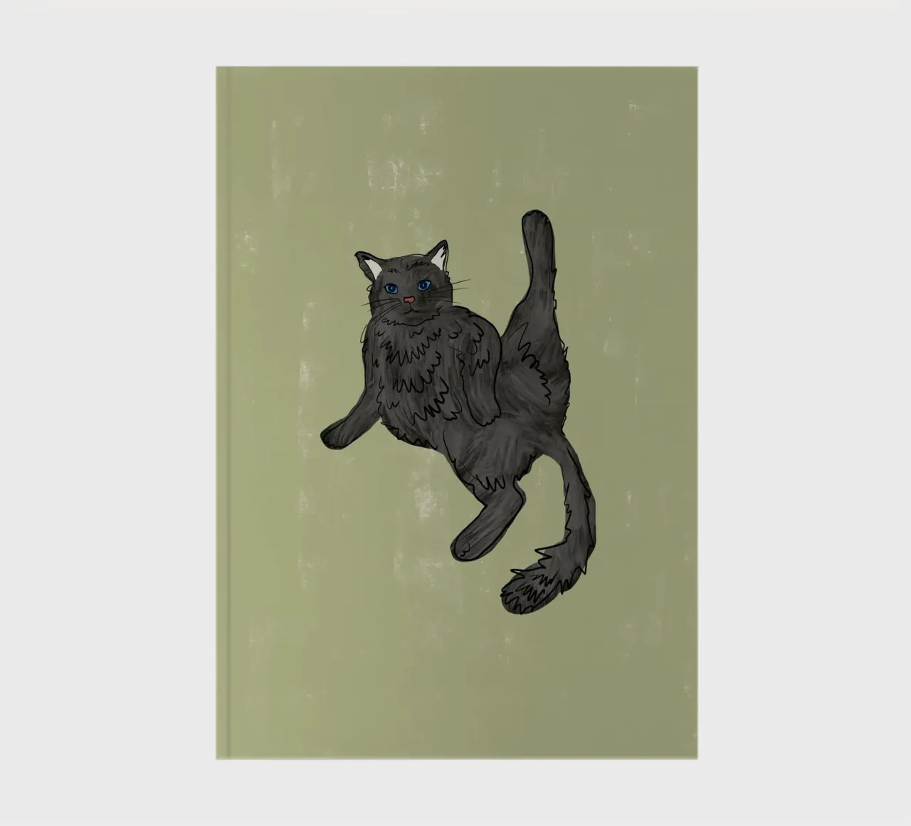 Black Cat notebook by Orara Studio