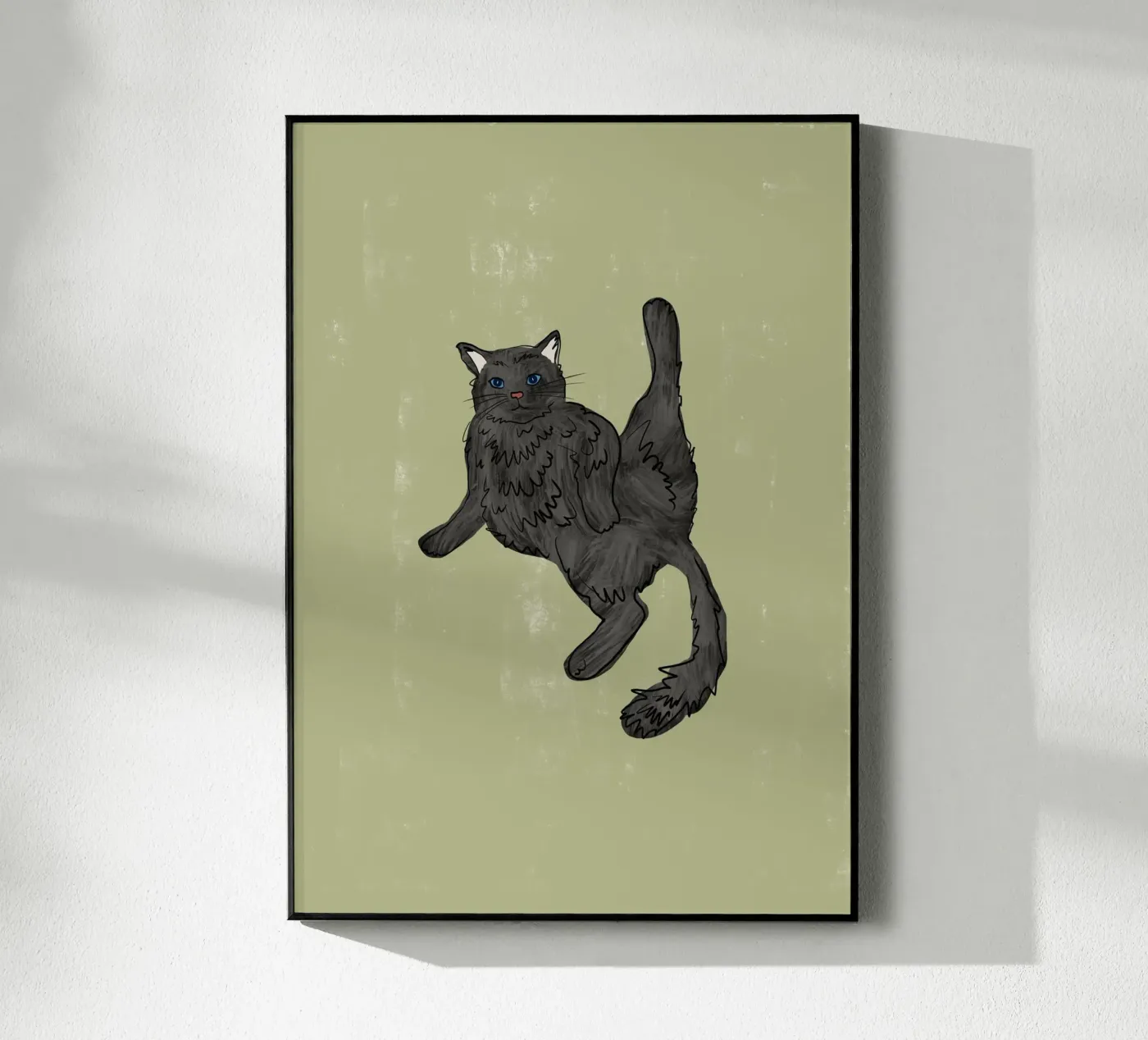 Gatto nero plexiglass da Orara Studio