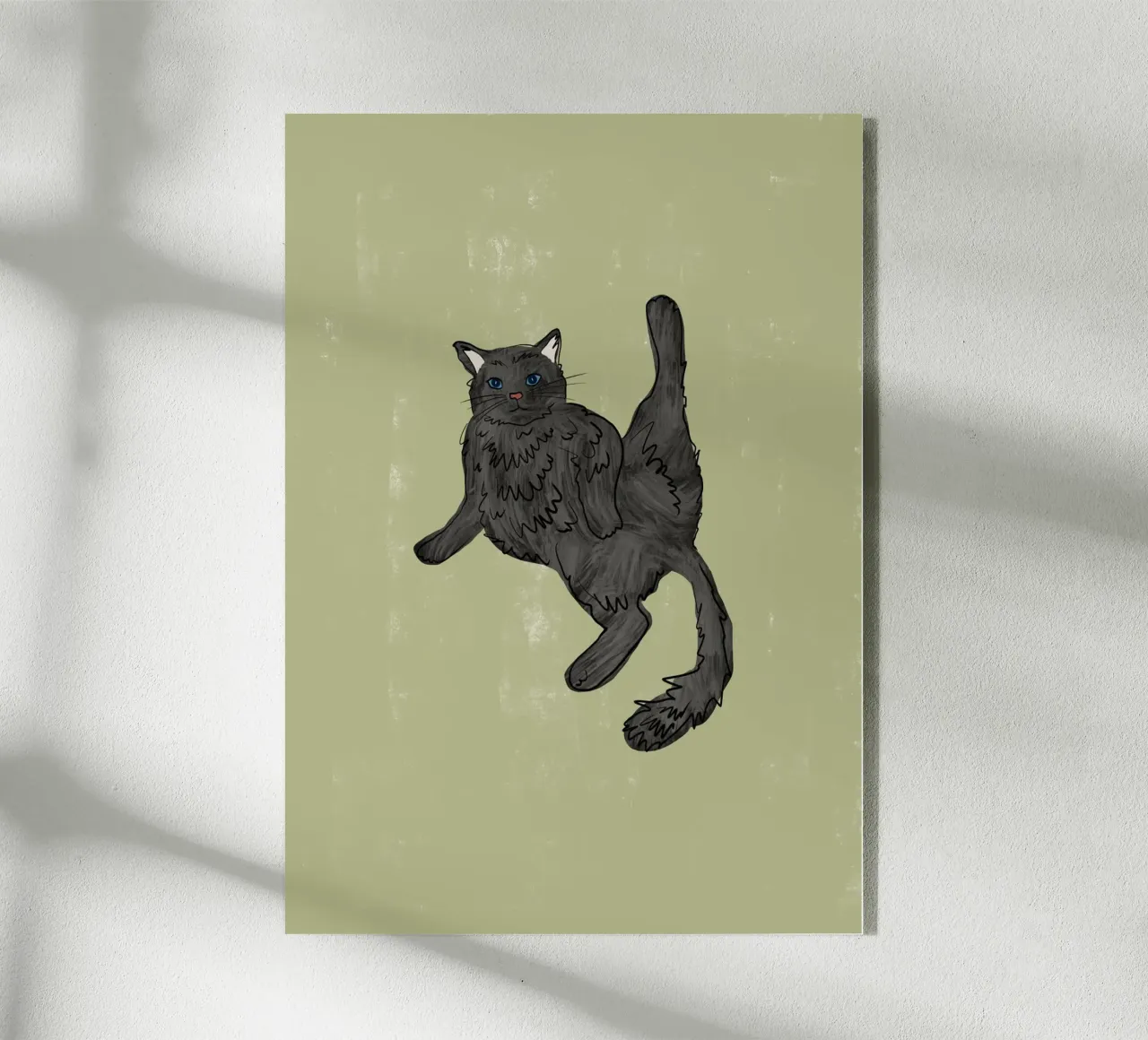 Gatto nero plexiglass da Orara Studio