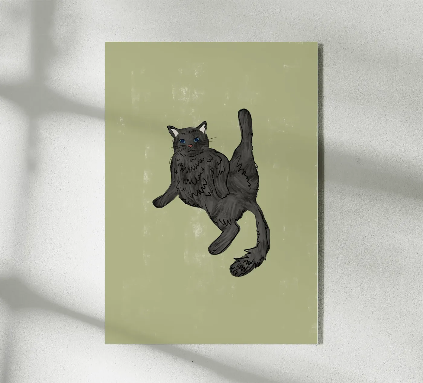 Gatto nero plexiglass da Orara Studio