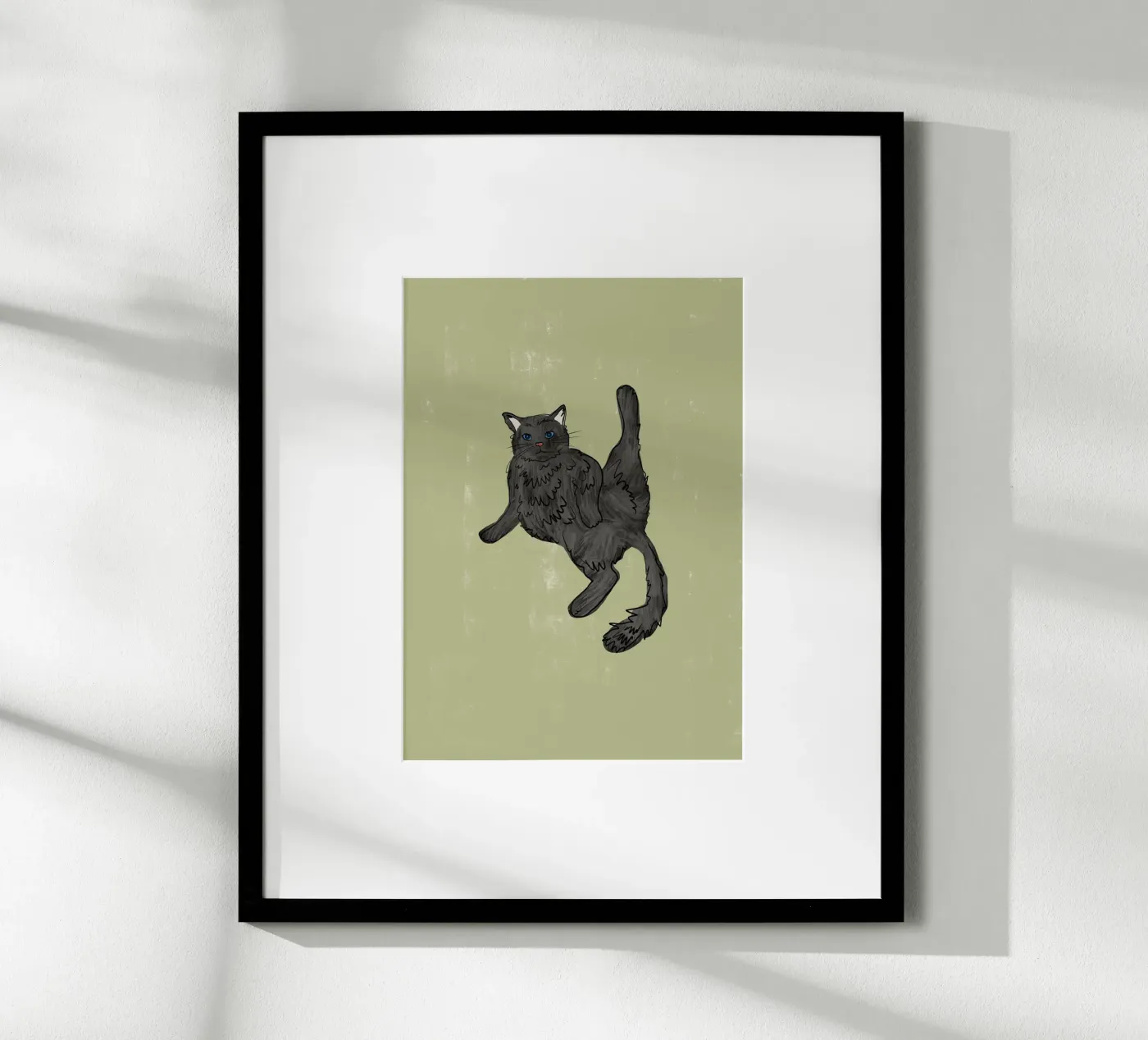 Gatto nero poster da Orara Studio