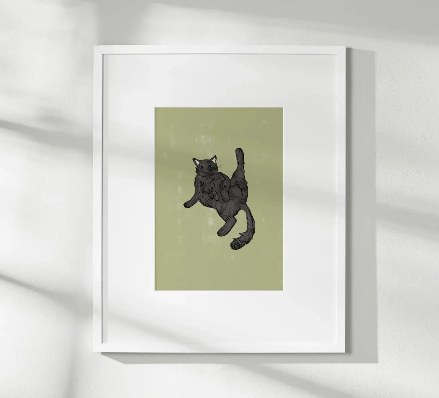 Gatto nero poster da Orara Studio