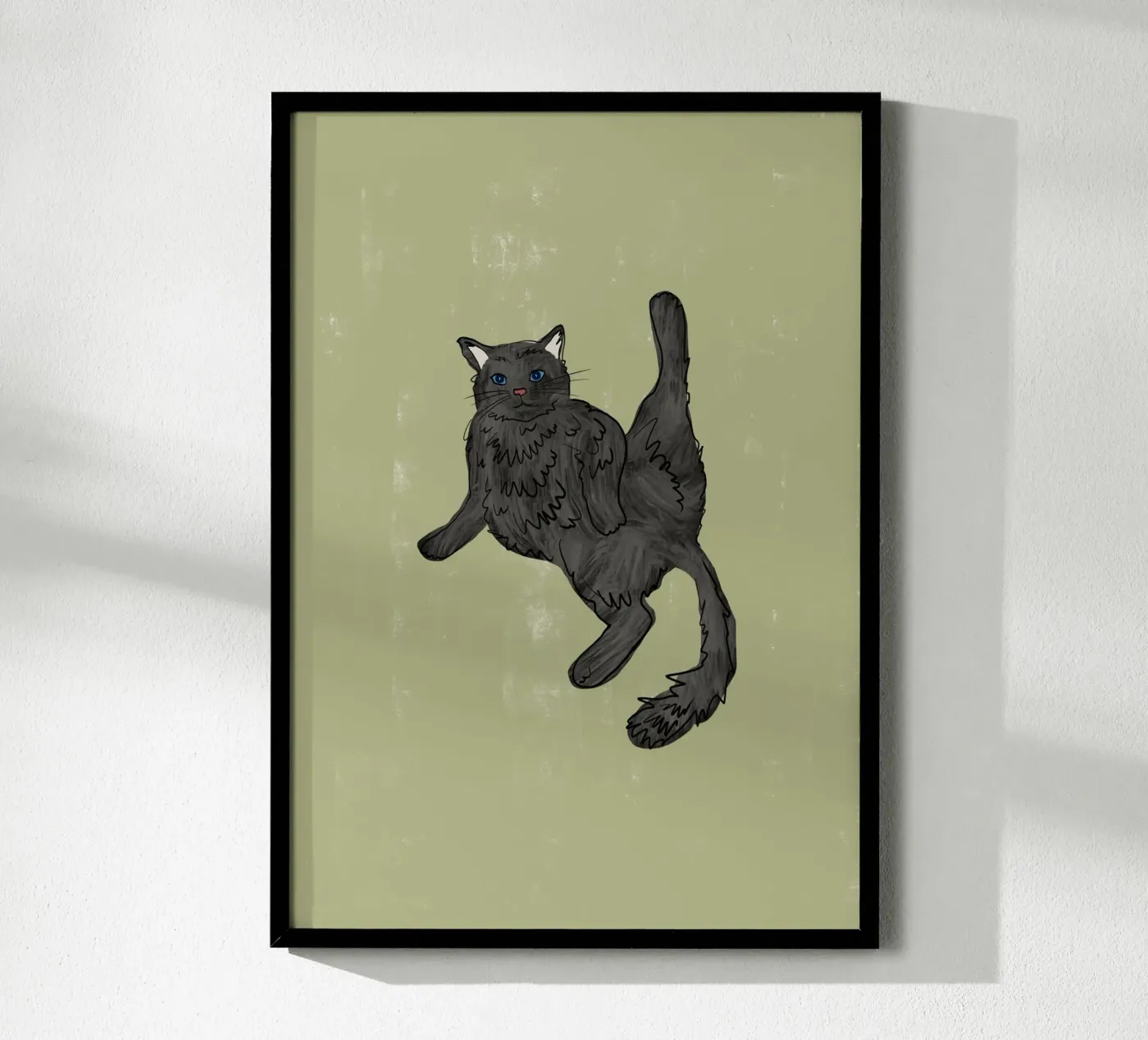 Gatto nero poster da Orara Studio