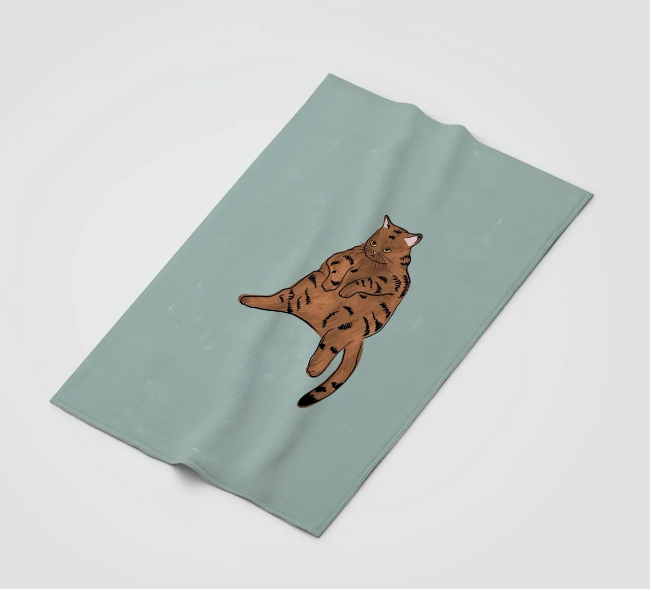 Gatto marrone coperta in pile da Orara Studio
