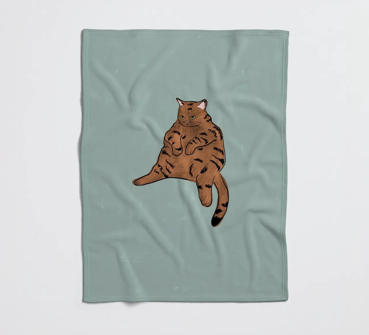 Gatto marrone coperta in pile da Orara Studio