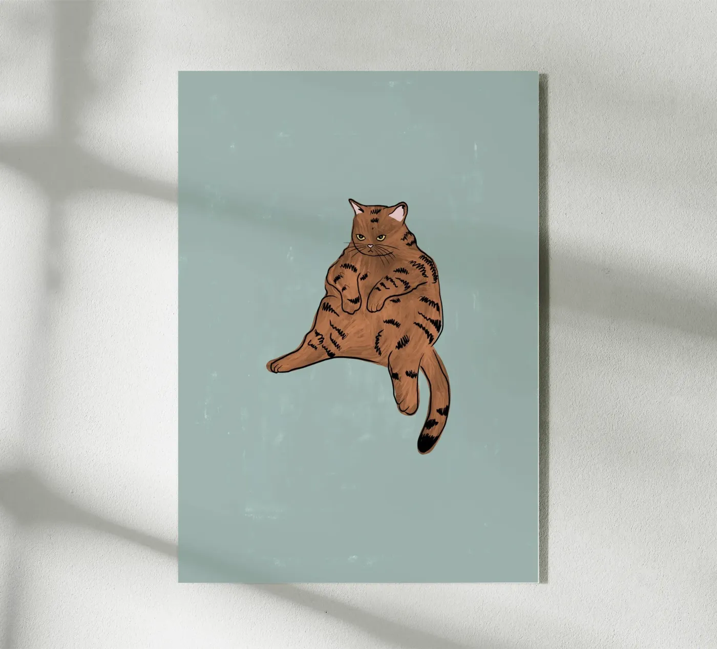 Gatto marrone plexiglass da Orara Studio
