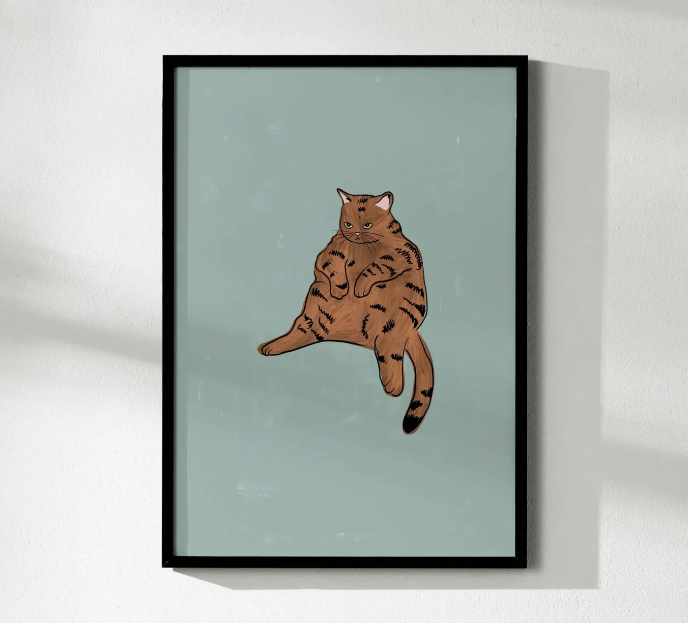 Brown Cat poster by Orara Studio