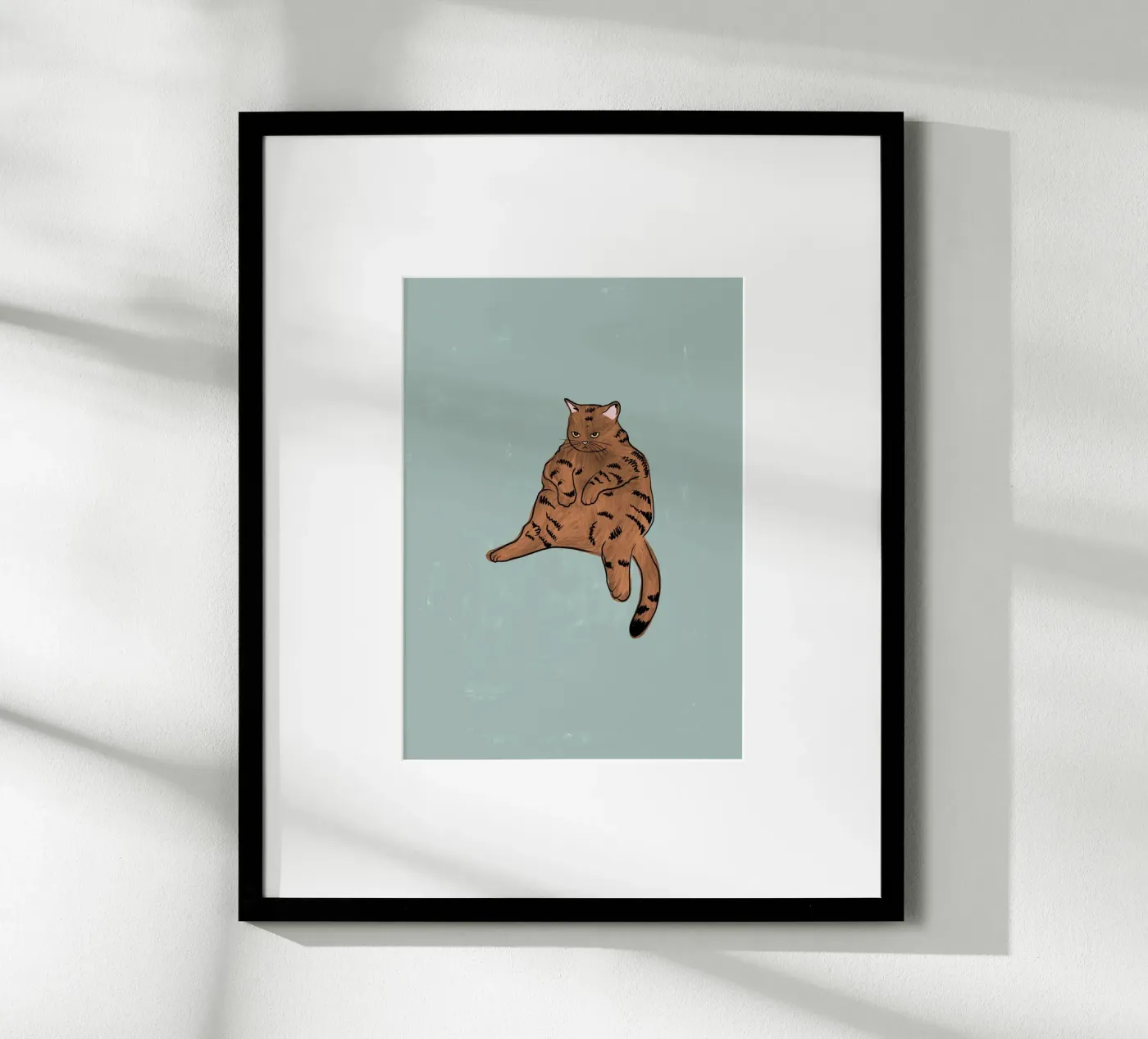 Brown Cat poster by Orara Studio