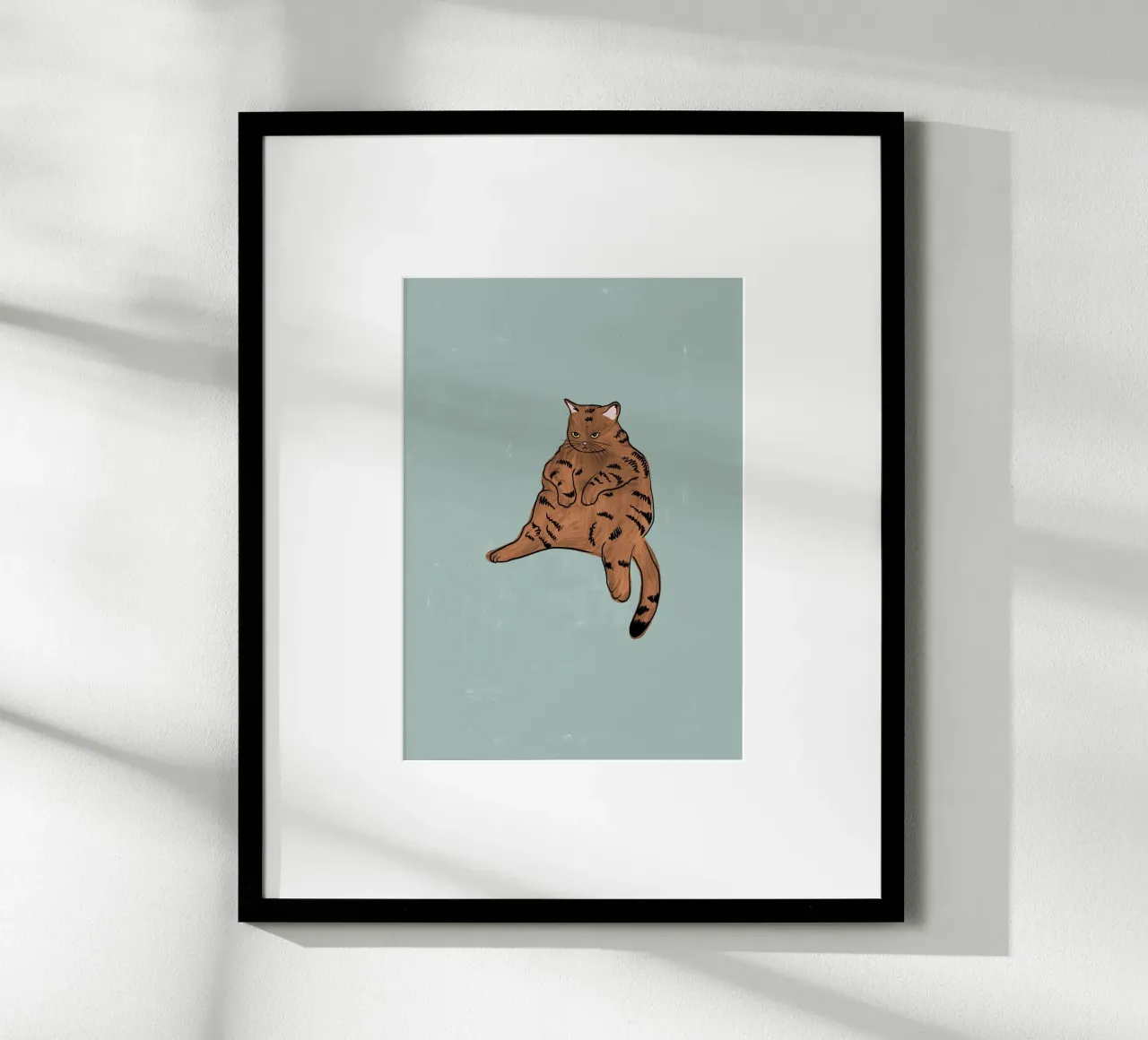 Gatto marrone poster da Orara Studio