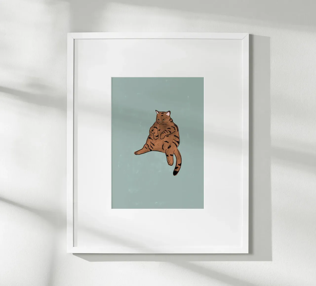 Gatto marrone poster da Orara Studio