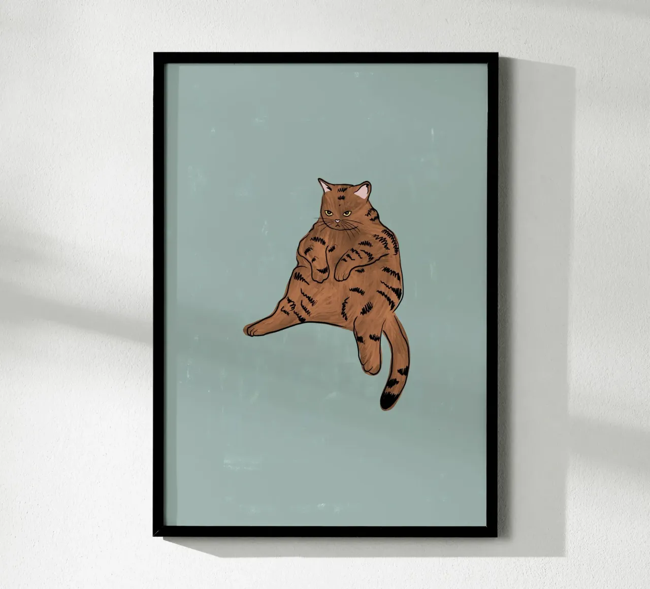 Gatto marrone poster da Orara Studio