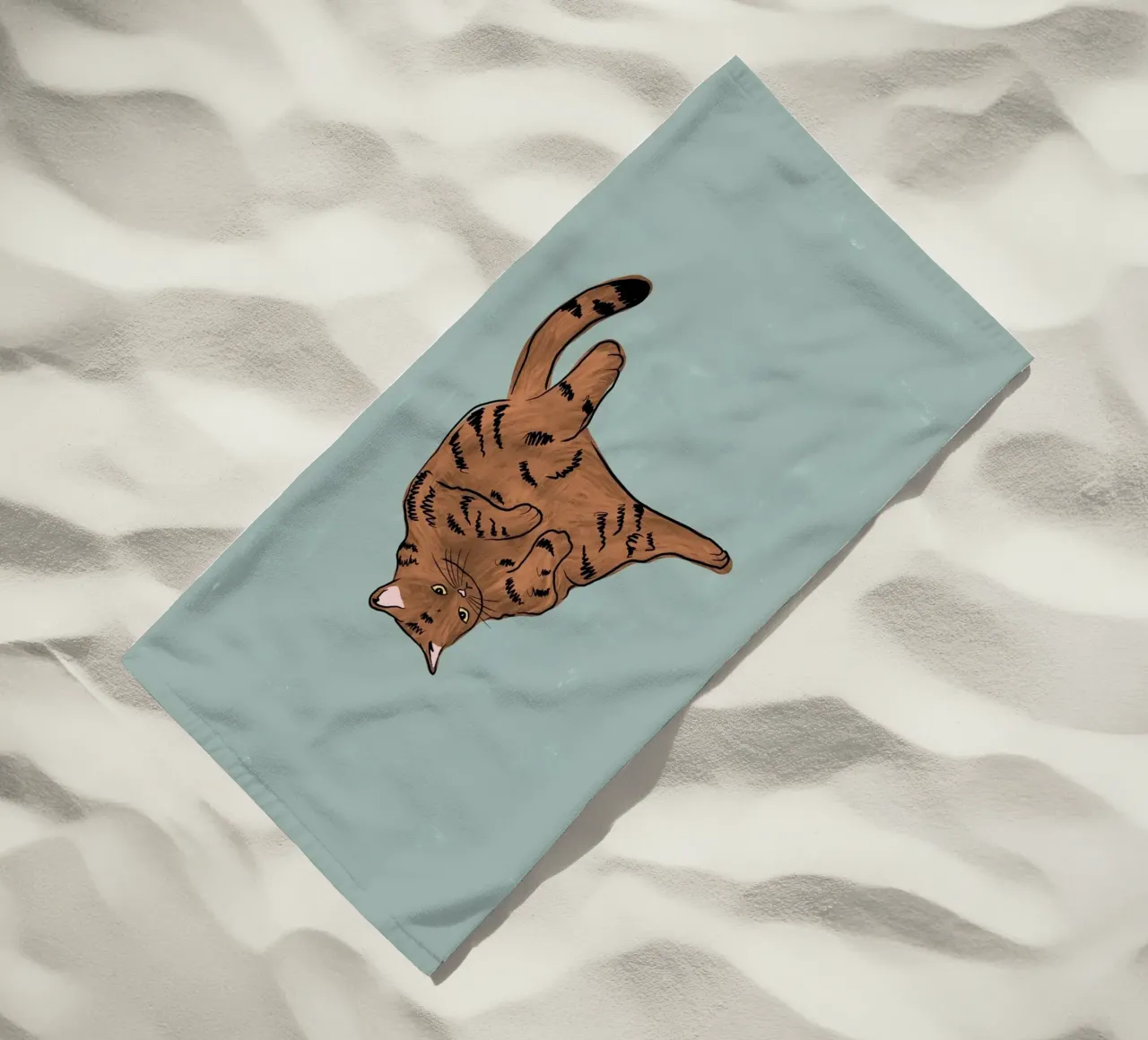 Brown Cat telo mare da Orara Studio