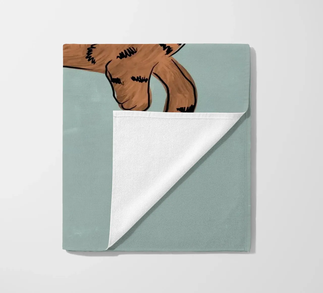 Brown Cat telo mare da Orara Studio