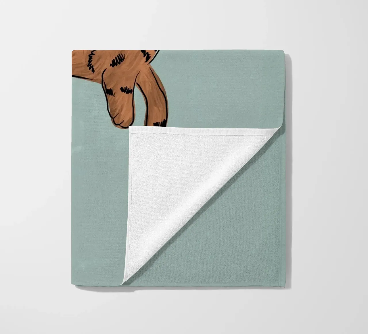 Brown Cat telo mare da Orara Studio