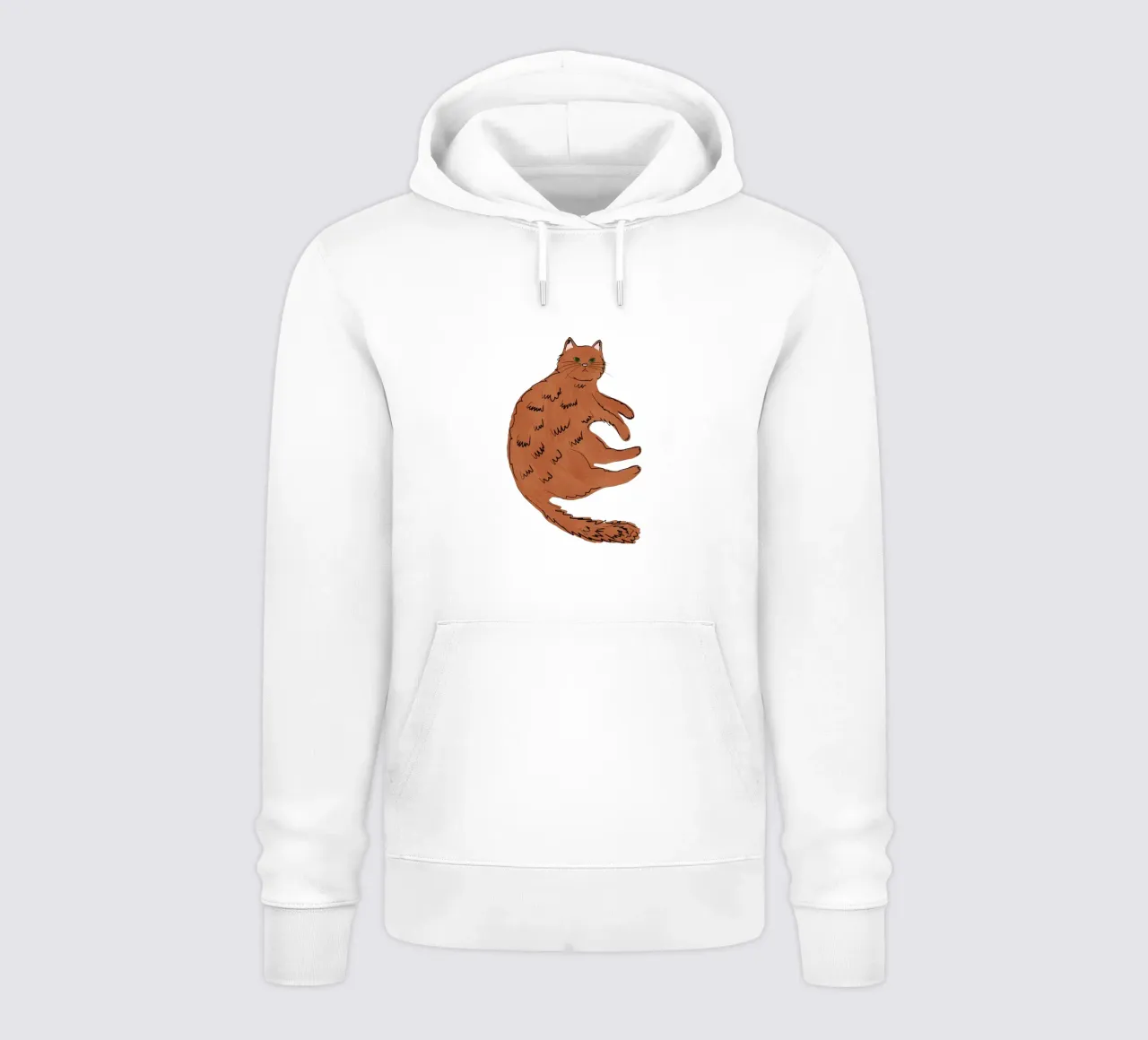 Ginger Cat felpa con cappuccio da Orara Studio