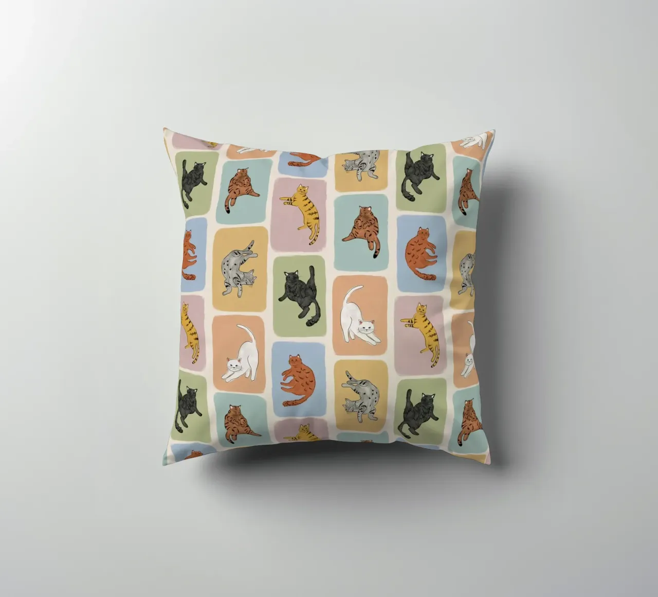 Ginger Cat cuscino da Orara Studio