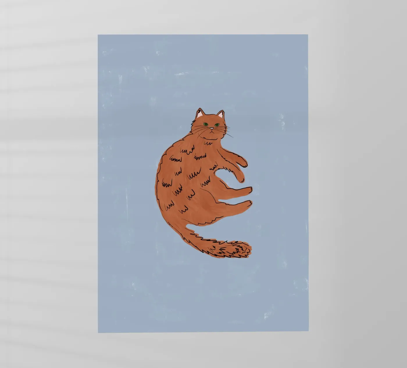 Ginger Cat pellicola backlit da Orara Studio
