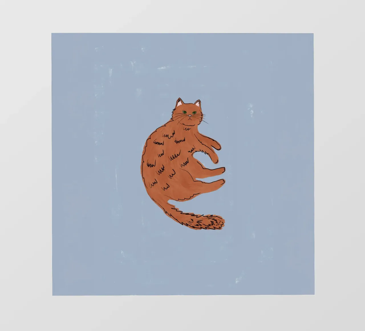 Ginger Kat fotobehang van Orara Studio