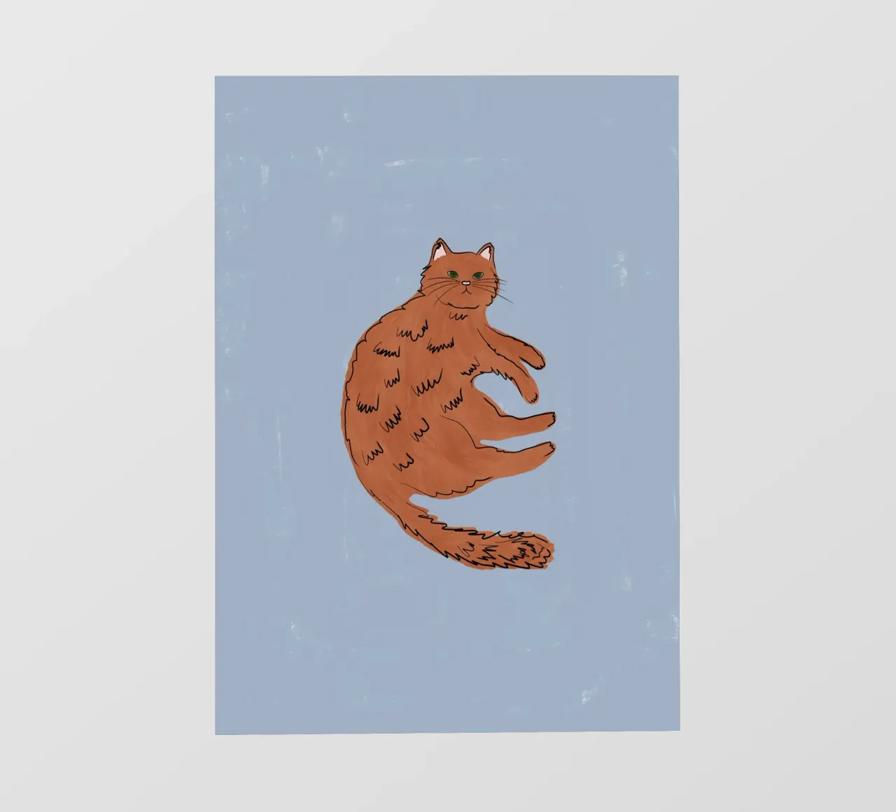 Ginger Cat telo in pvc da Orara Studio