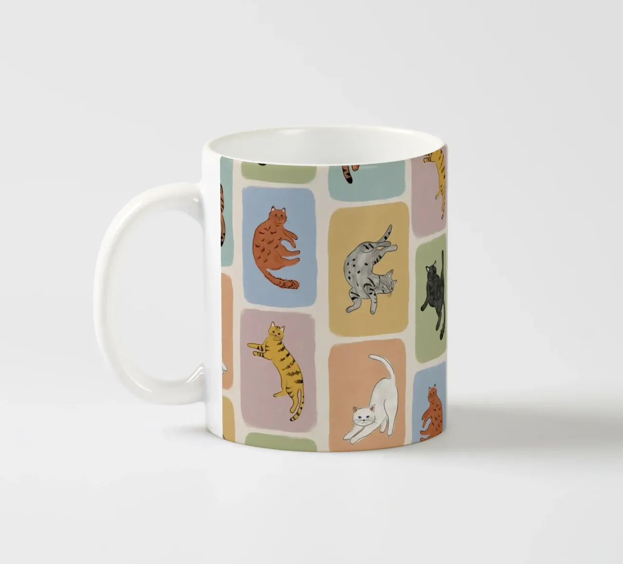 Ginger Cat tazza in ceramica da Orara Studio