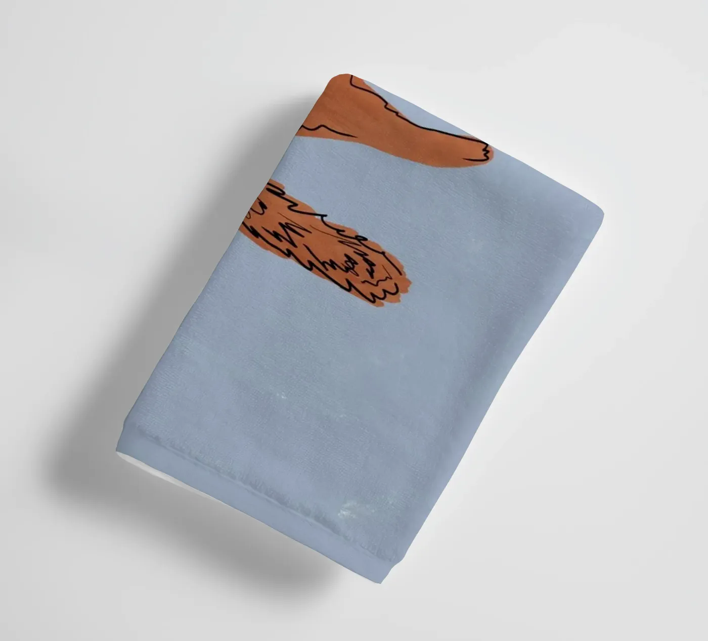 Ginger Kat badhanddoek van Orara Studio