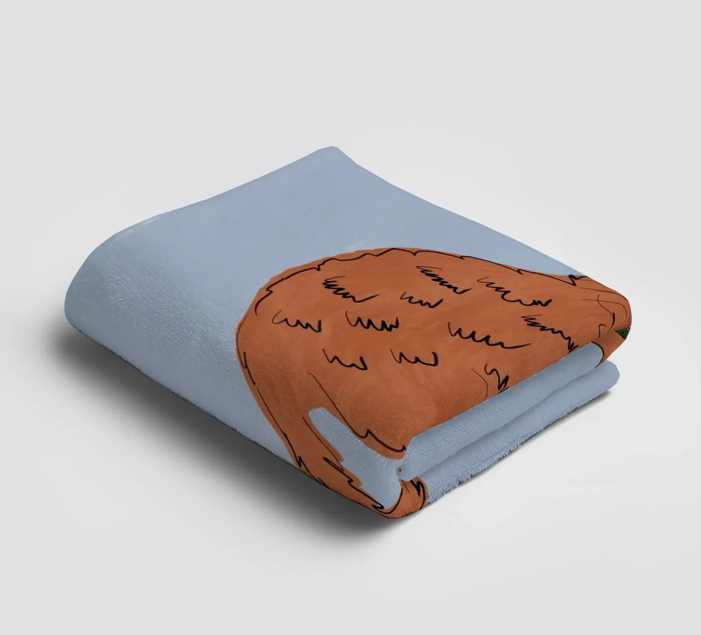 Ginger Kat badhanddoek van Orara Studio