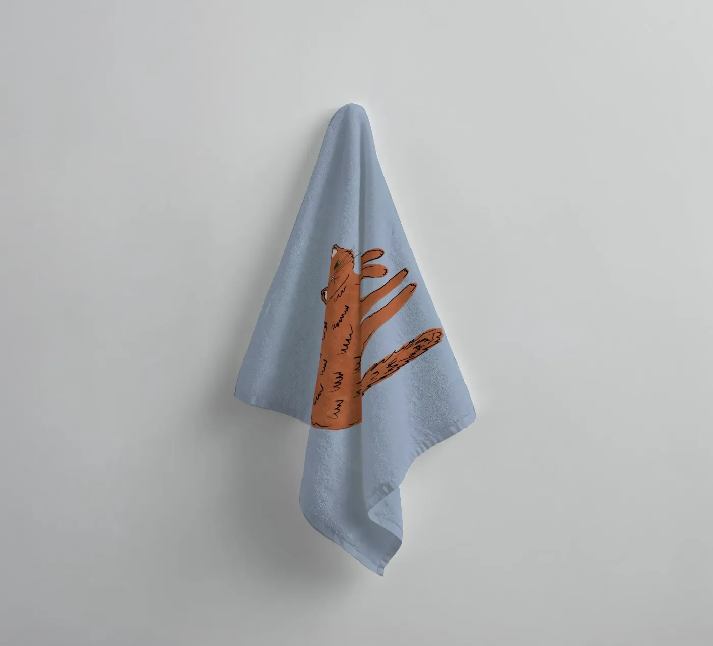 Ginger Kat badhanddoek van Orara Studio