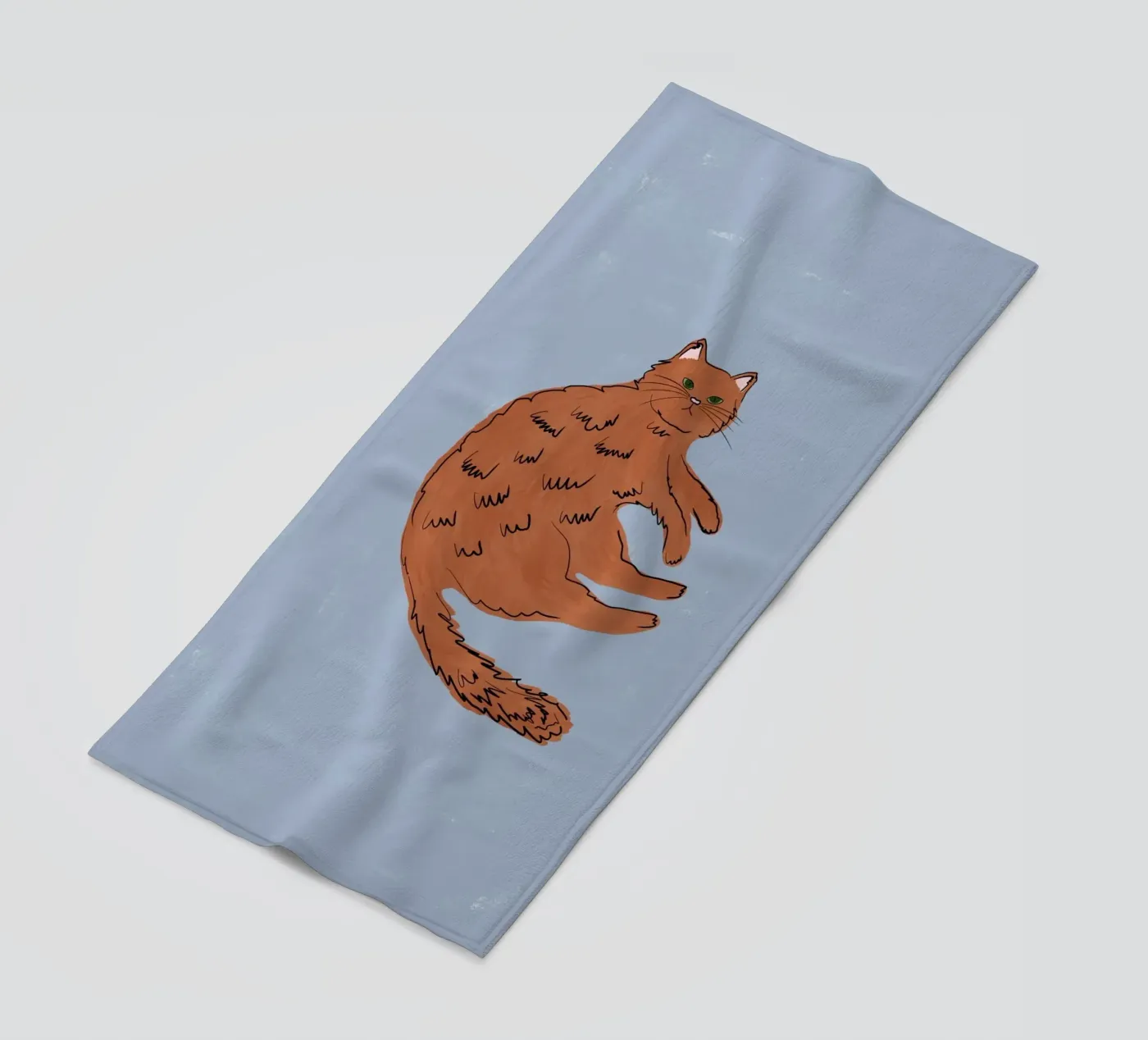 Ginger Cat telo mare da Orara Studio