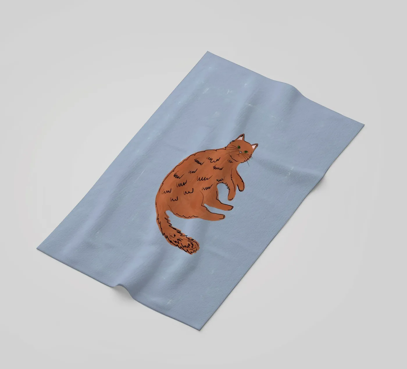Ginger Cat telo mare da Orara Studio
