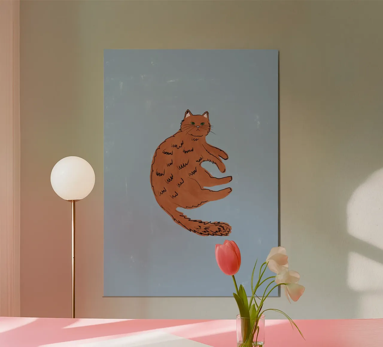 Ginger Cat carta hahnemühle da Orara Studio