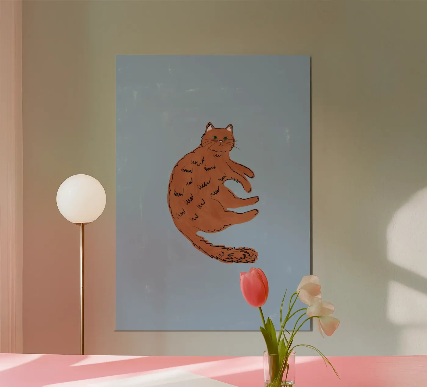 Ginger Kat poster van Orara Studio