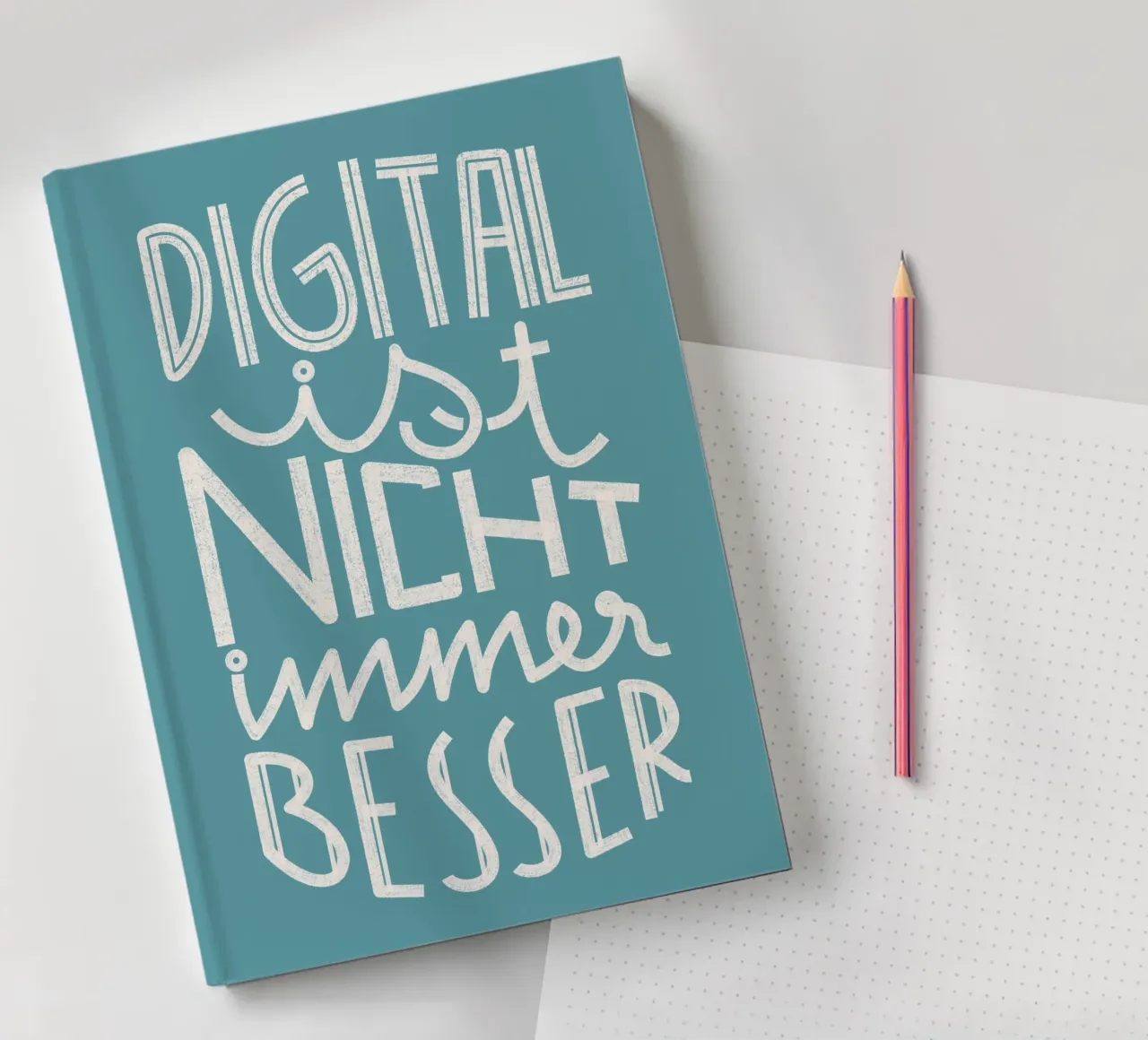 Digital is not always better notebook by Studio Frances M