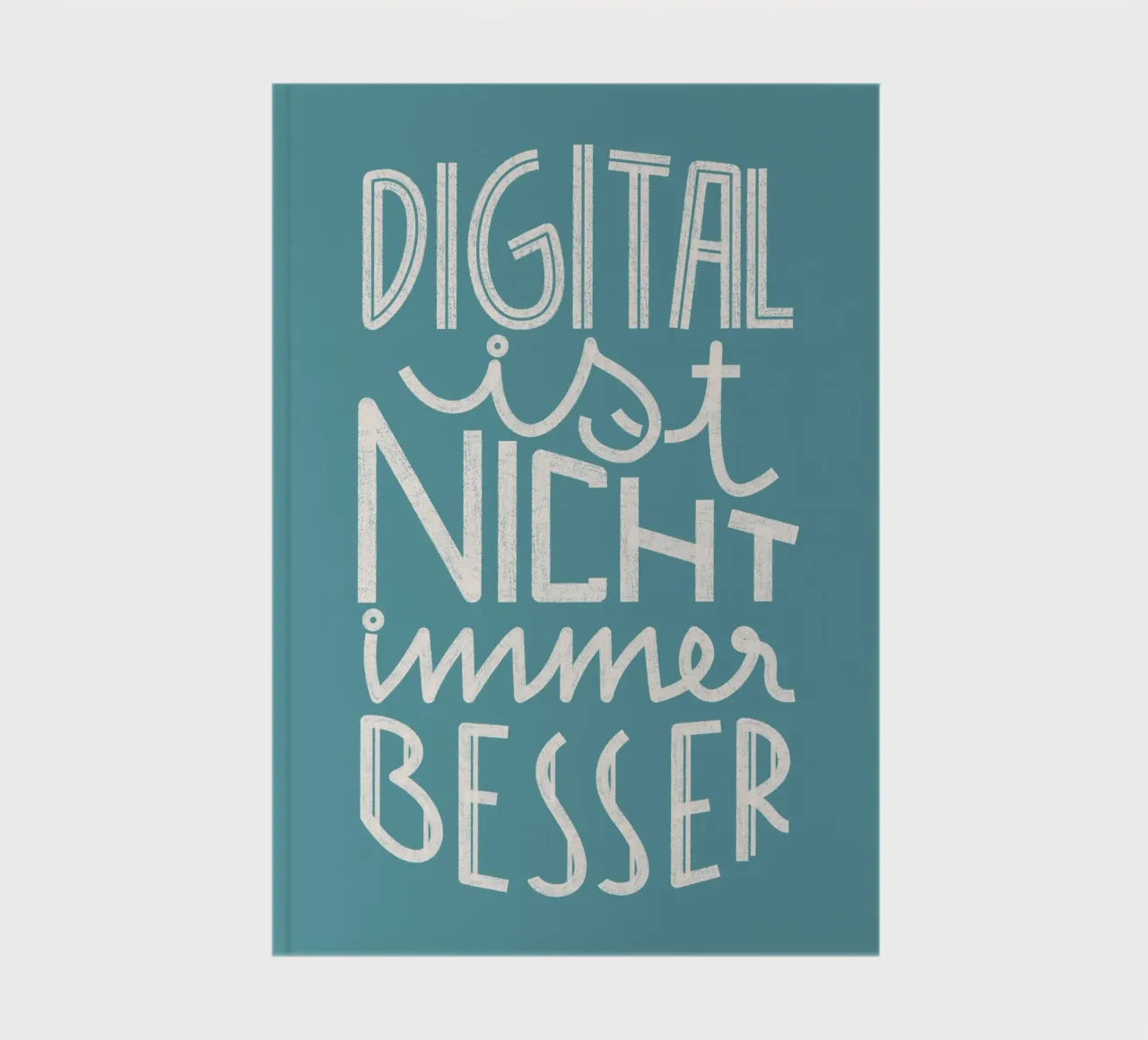 Digital is not always better notebook by Studio Frances M