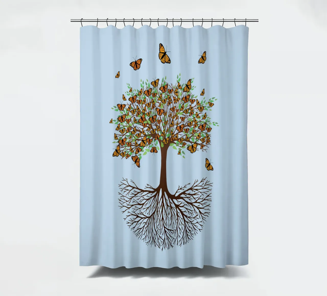 Albero della vita versione farfalla tenda da doccia da BwiseLizzy