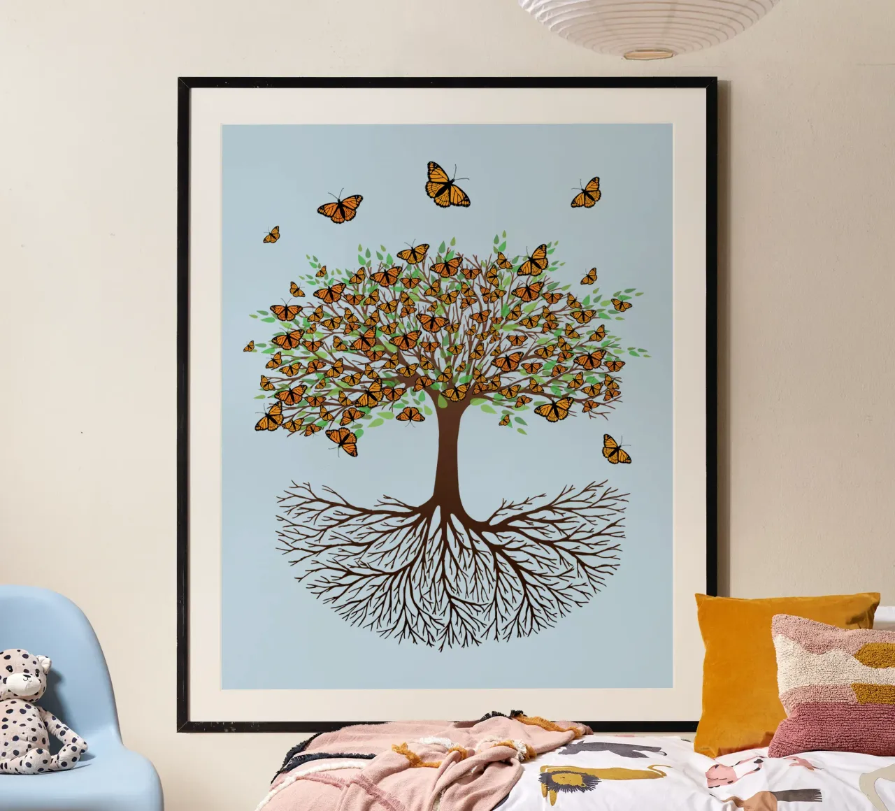 Albero della vita versione farfalla carta hahnemühle da BwiseLizzy