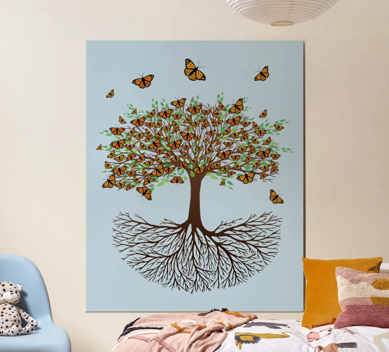 Albero della vita versione farfalla carta hahnemühle da BwiseLizzy